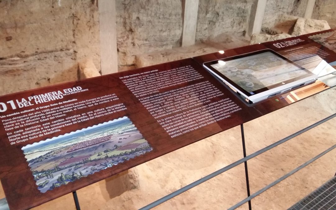 El yacimiento arqueológico de La Mota en la exposición “Obras son amores, y no buenas razones”.